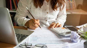 A medical education manager working on a medical communications project budget so she can get a quote from an agency.